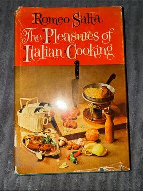 Romeo Salta The Pleasures of Italian Cooking - 1974 - signed autographed